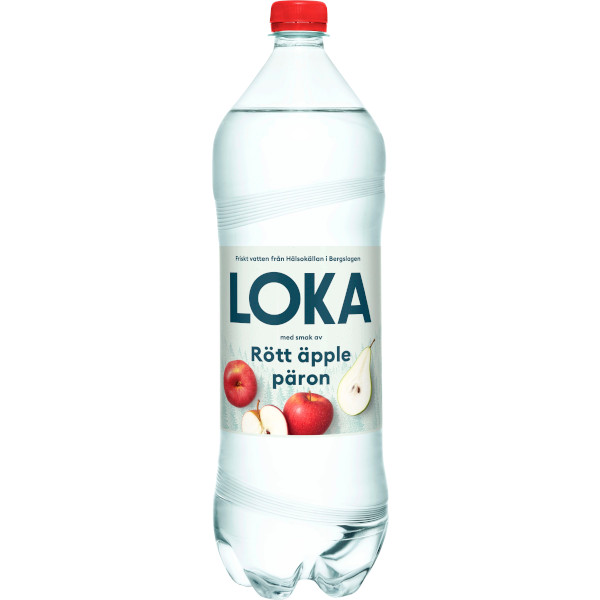 Loka Kolsyrat Vatten Rött Äpple/Päron