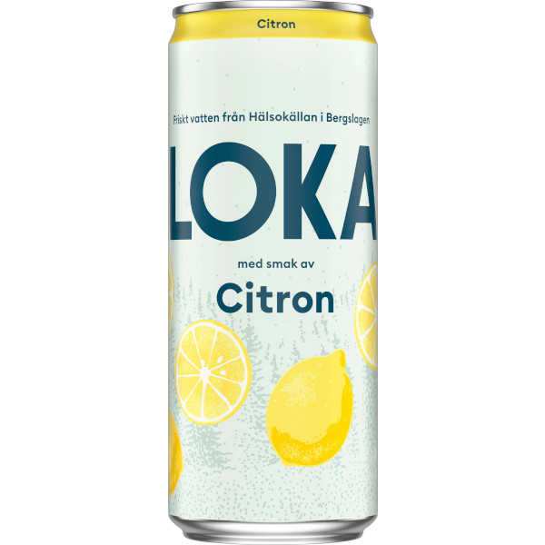 Loka Kolsyrat Vatten Citron