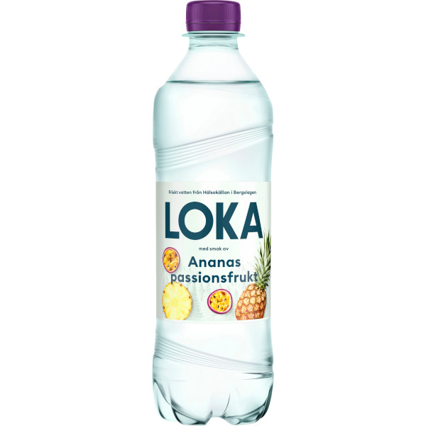 Loka Kolsyrat Vatten Ananas/Passionsfrukt