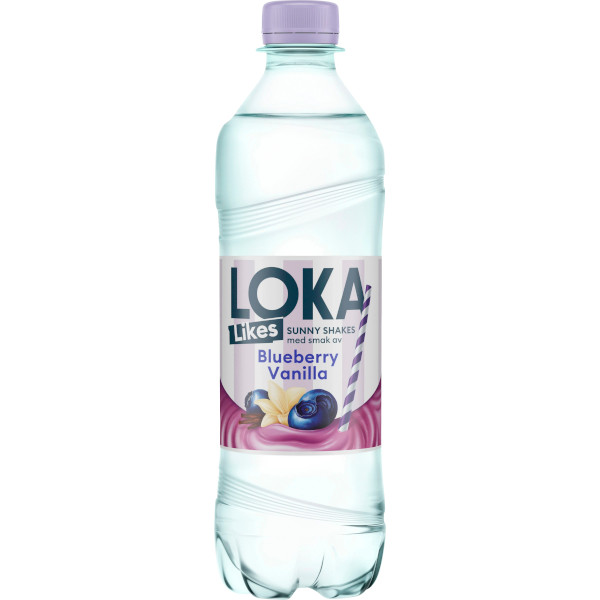 Loka Kolsyrat Vatten Likes Blueberry Vanilla