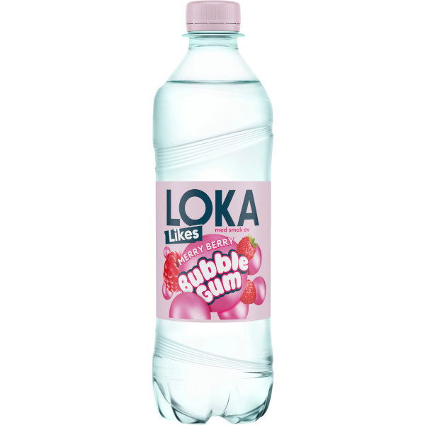 Loka Kolsyrat Vatten Likes Bubblegum Merry Berry