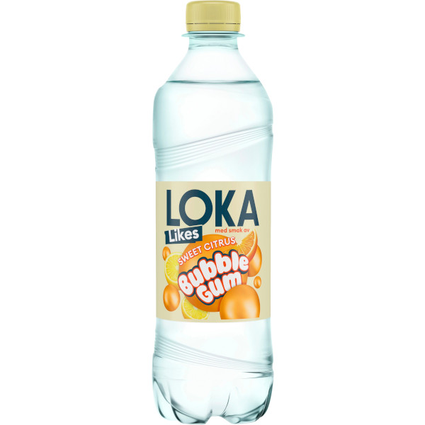 Loka Kolsyrat Vatten Likes Bubblegum Sweet Citrus