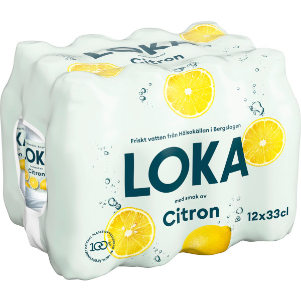 Loka Kolsyrat Vatten Citron