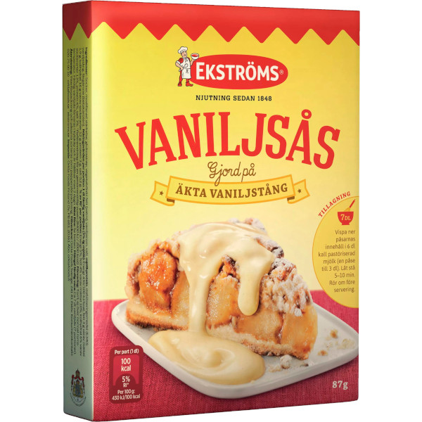 Ekströms Vaniljssås Äkta Vaniljstång