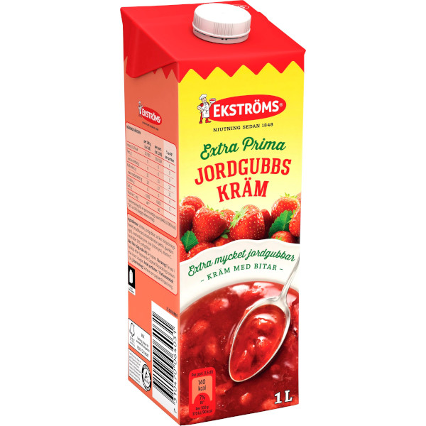 Ekströms Jordgubbskräm Extra Prima