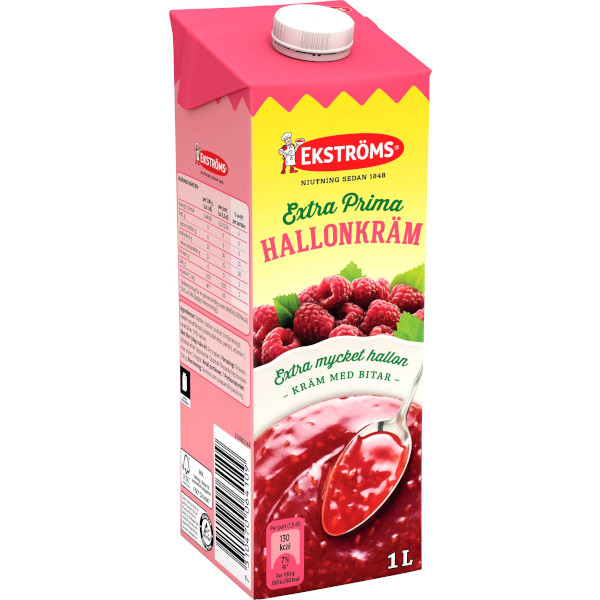 Ekströms Hallonkräm Extra Prima