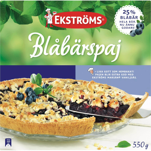 Ekströms Blåbärspaj