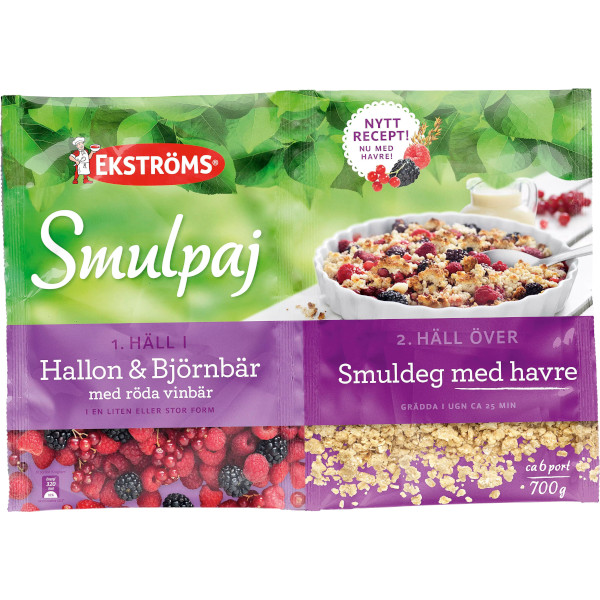 Ekströms Smulpaj Hallon & Björnbär