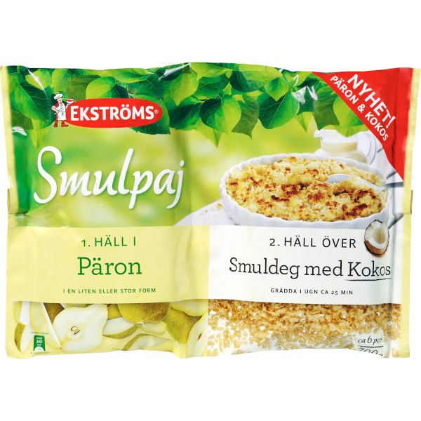 Ekströms Smulpaj Päron & Kokos