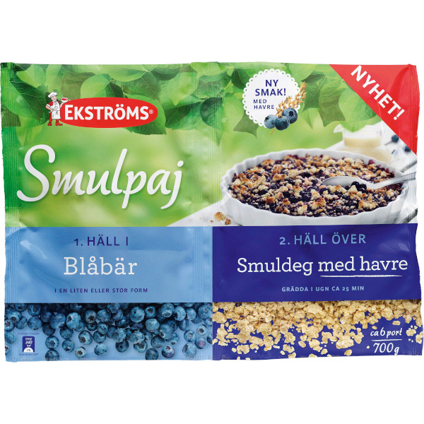 Ekströms Smulpaj Blåbär