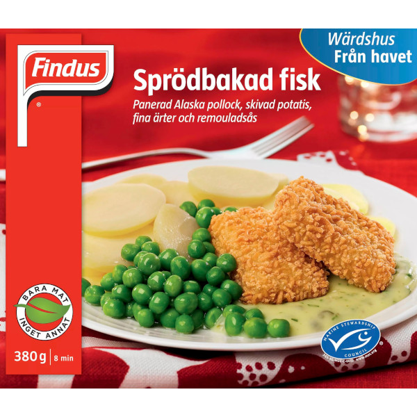 Findus Wärdshus Sprödbakad Fisk