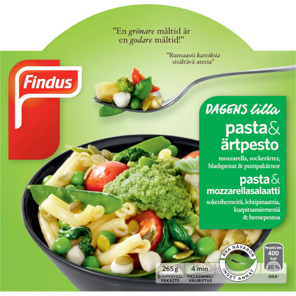 Findus Dagens Lilla Pasta & Ärtpesto