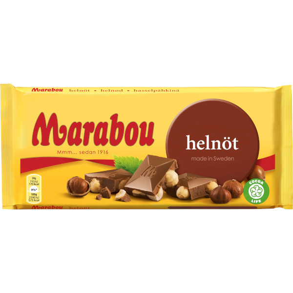 Marabou Chokladkaka Helnöt