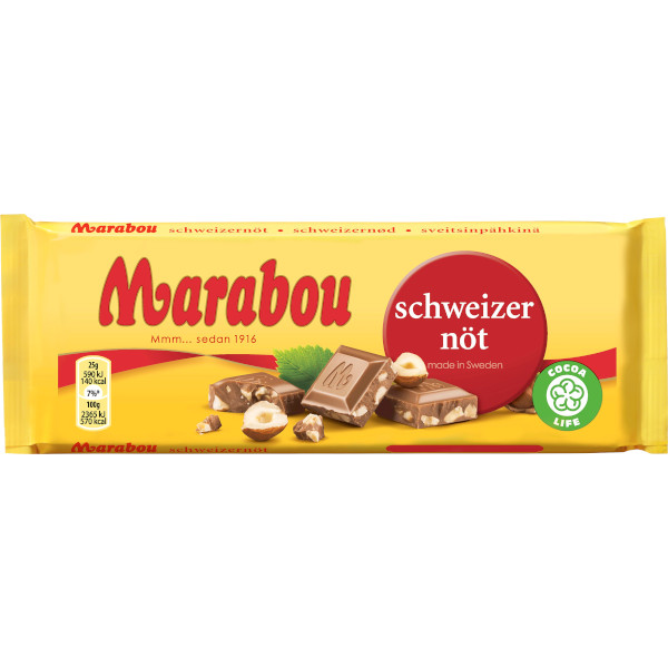 Marabou Chokladkaka Schweizernöt