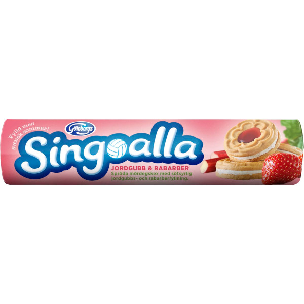 Göteborgs Kex Singoalla Jordgubb & Rabarber