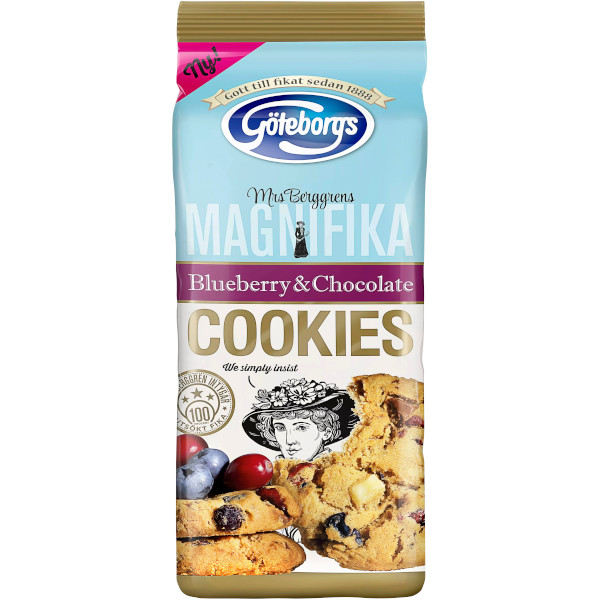 Göteborgs Kex Magnifika Cookies Blueberry & Chocolate