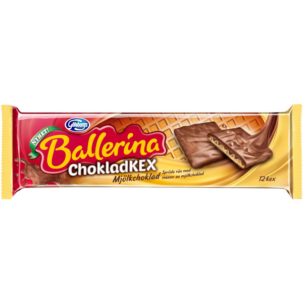 Göteborgs Kex Ballerina Chokladkex Mjölkchoklad