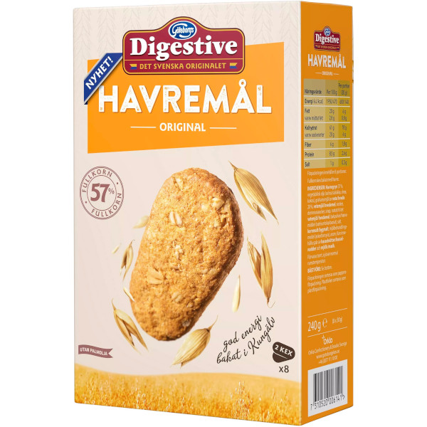 Göteborgs Kex Digestive Havremål Original