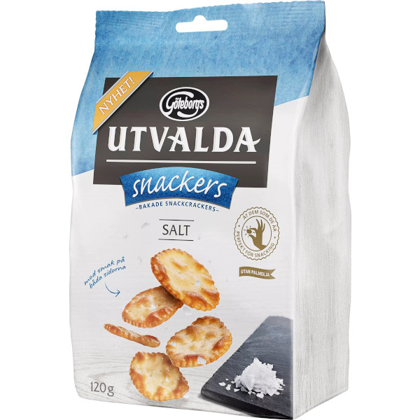 Göteborgs Kex Utvalda Snackers Salt