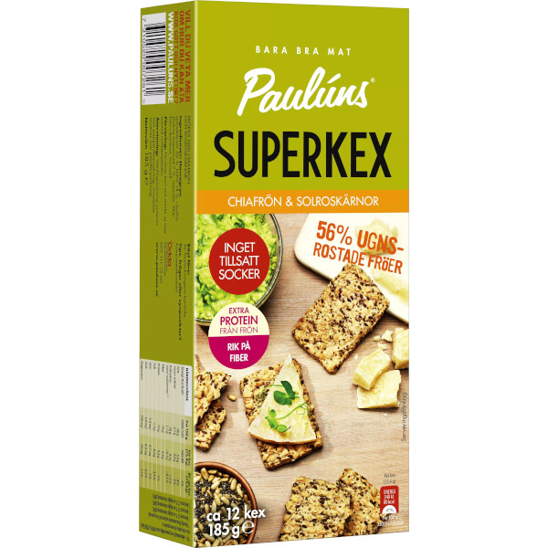 Paulúns Superkex Chiafrön & Solroskärnor