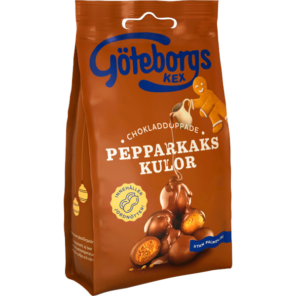 Göteborgs Kex Pepparkakskulor Chokladdoppade
