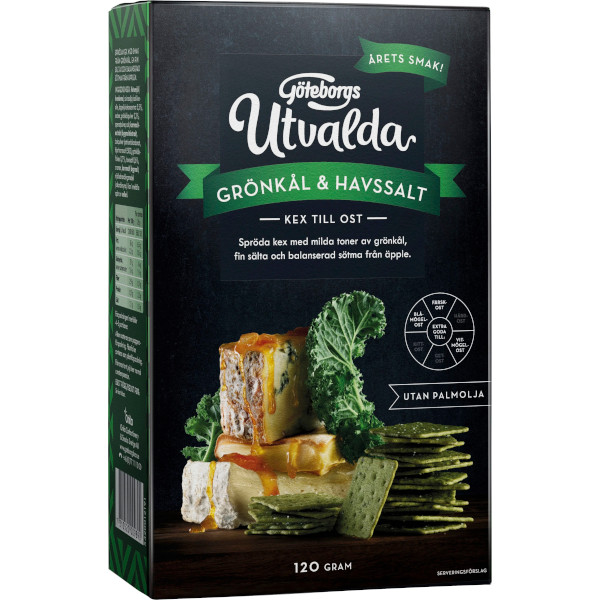 Göteborgs Kex Utvalda Kex Grönkål & Havssalt