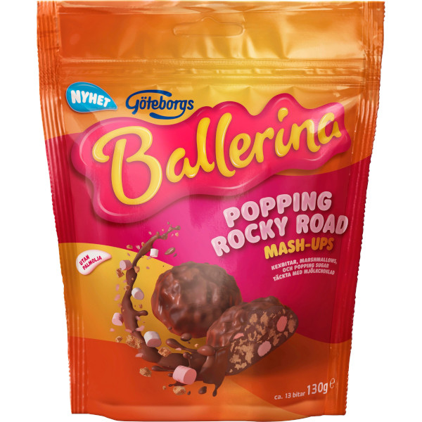 Göteborgs Kex Ballerina Mash-Ups Popping Rocky Road