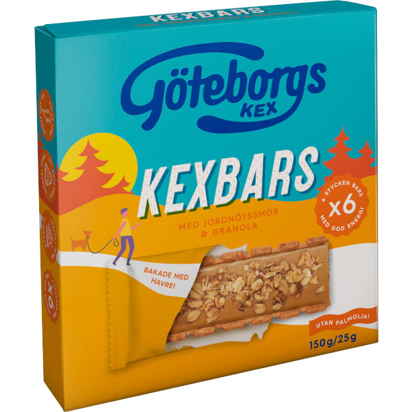 Göteborgs Kex Kexbars Jordnötssmör & Granola