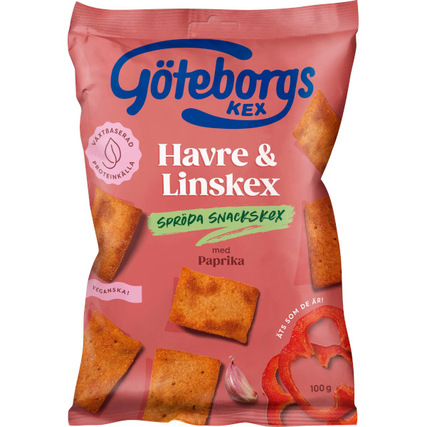Göteborgs Kex Havre & Linskex Paprika