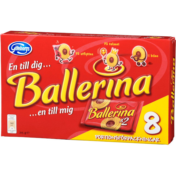 Göteborgs Kex Ballerina Original Portionsförpackning