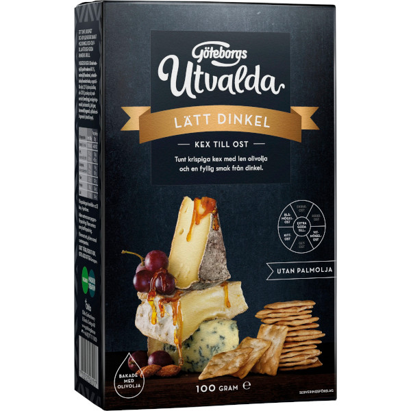 Göteborgs Kex Utvalda Kex Lätt Dinkel