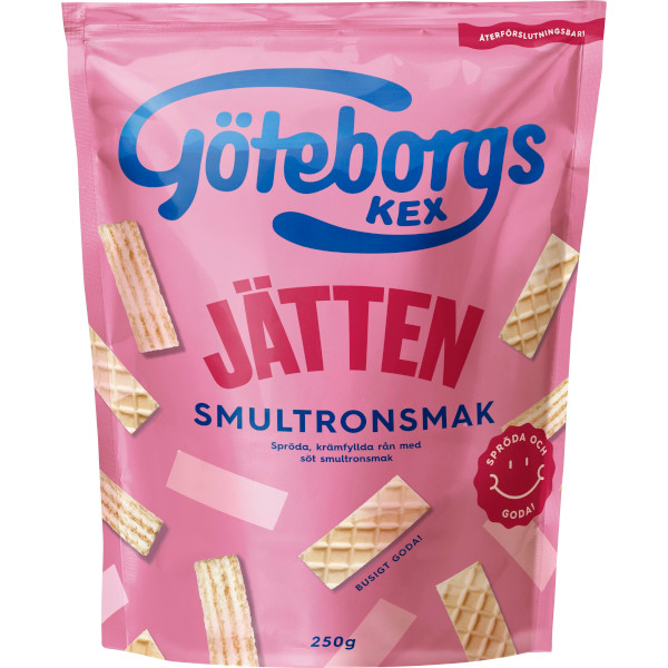 Göteborgs Kex Jätten Smultronsmak