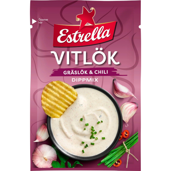 Estrella Dippmix Vitlök/Gräslök/Chili