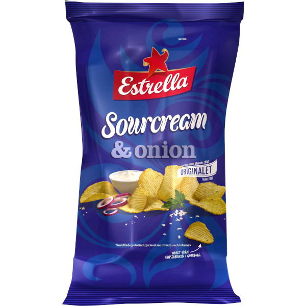 Estrella Chips Sourcream & Onion