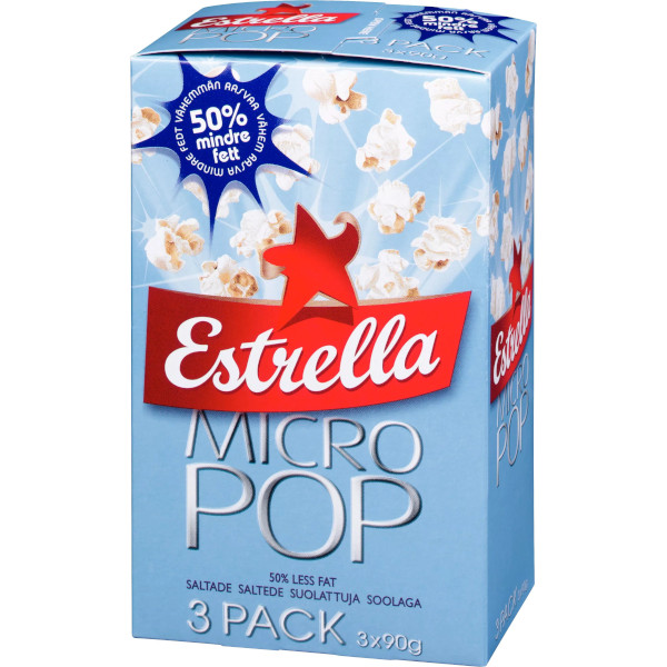 Estrella Micropop Saltade 50% Less Fat