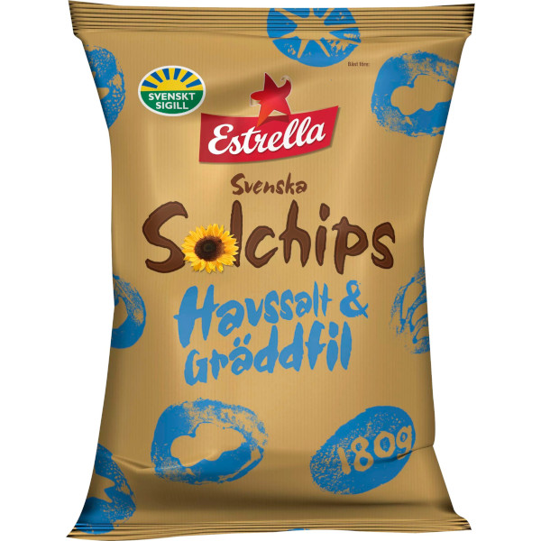 Estrella Solchips Havssalt & Gräddfil