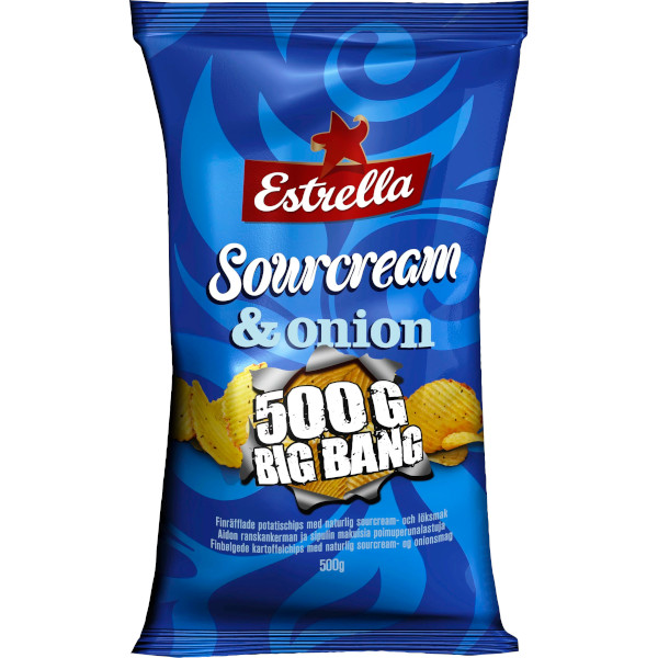 Estrella Chips Sourcream & Onion