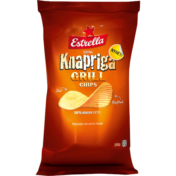 Estrella Chips Grill Extra Knapriga
