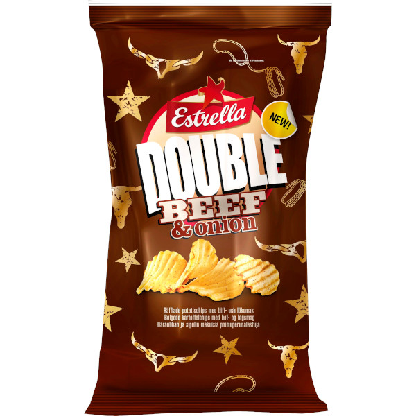 Estrella Chips Double Beef & Onion