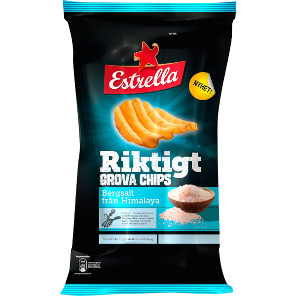 Estrella Chips Riktigt Grova Bergsalt Himalaya