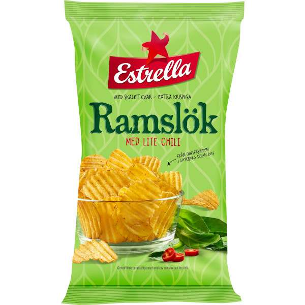 Estrella Chips Ramslök & Chili