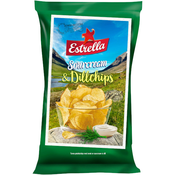 Estrella Chips Sourcream & Dill