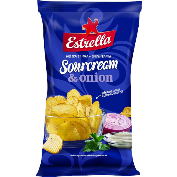Estrella Chips Sourcream & Onion