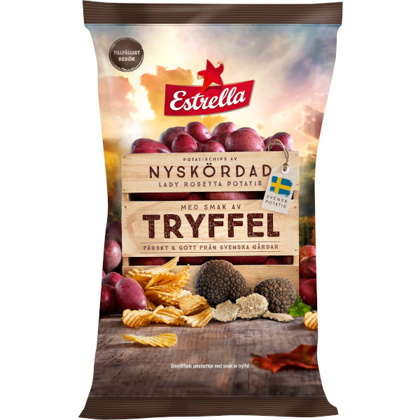 Estrella Chips Nyskördad Tryffel