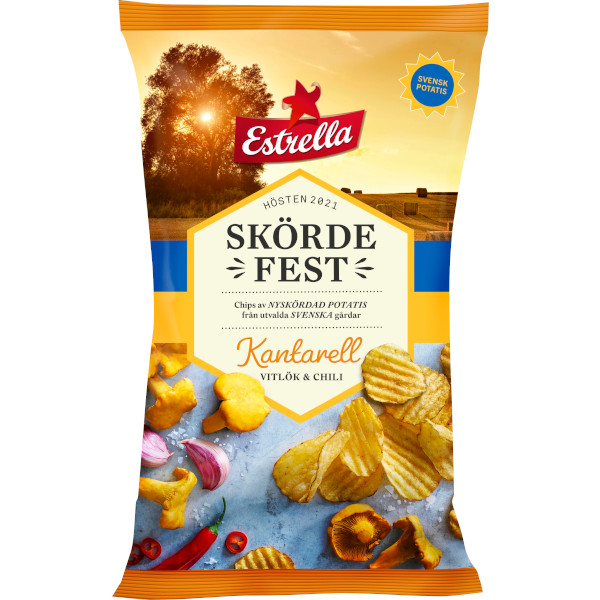 Estrella Chips Skördefest Kantarell