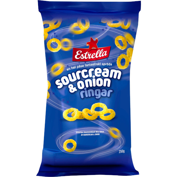 Estrella Sourcream & Onionringar