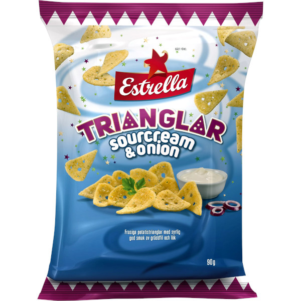 Estrella Trianglar Sourcream & Onion