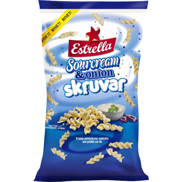 Estrella Skruvar Sourcream & Onion
