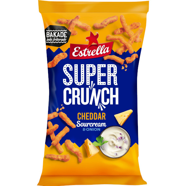 Estrella Supercrunch Cheddar Sourcream & Onion