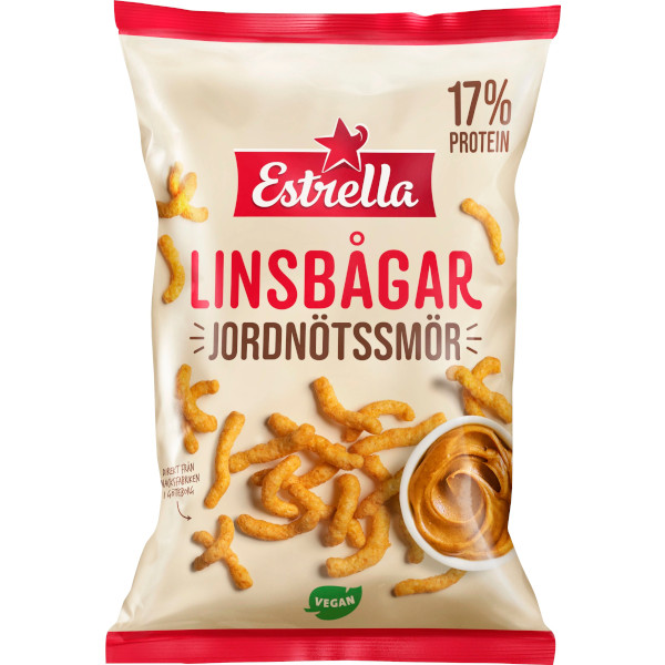 Estrella Linsbågar Jordnötssmör